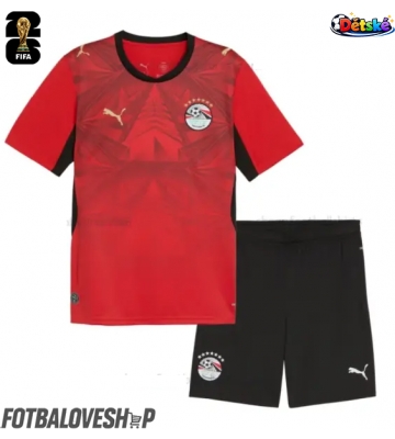 Egypt Dětské Domácí Dres MS 2026 Krátký Rukáv (+ trenýrky)